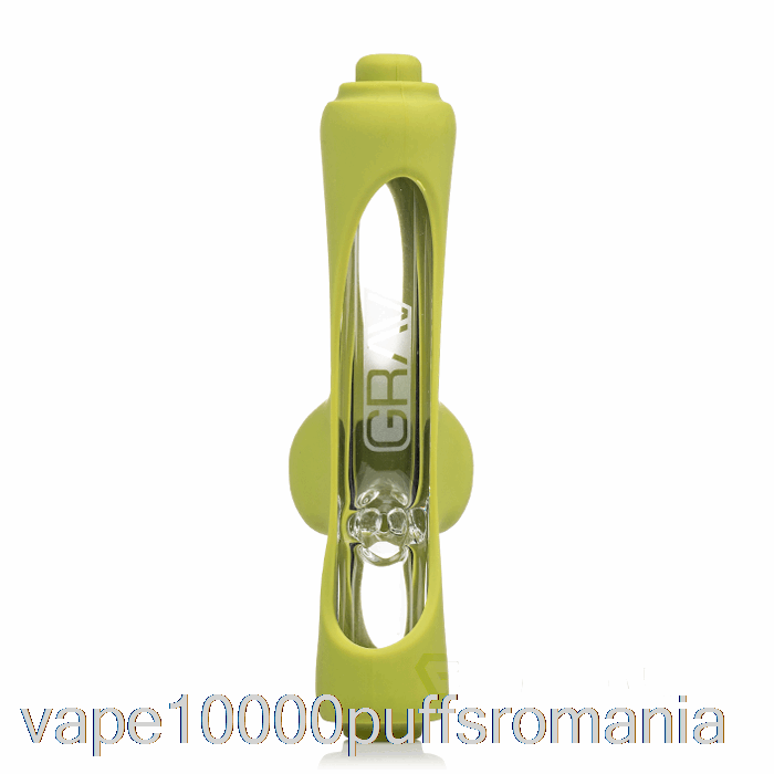 Vape Romania Grav Mini Rulou Cu Aburi Cu Piele De Silicon Verde Avocado